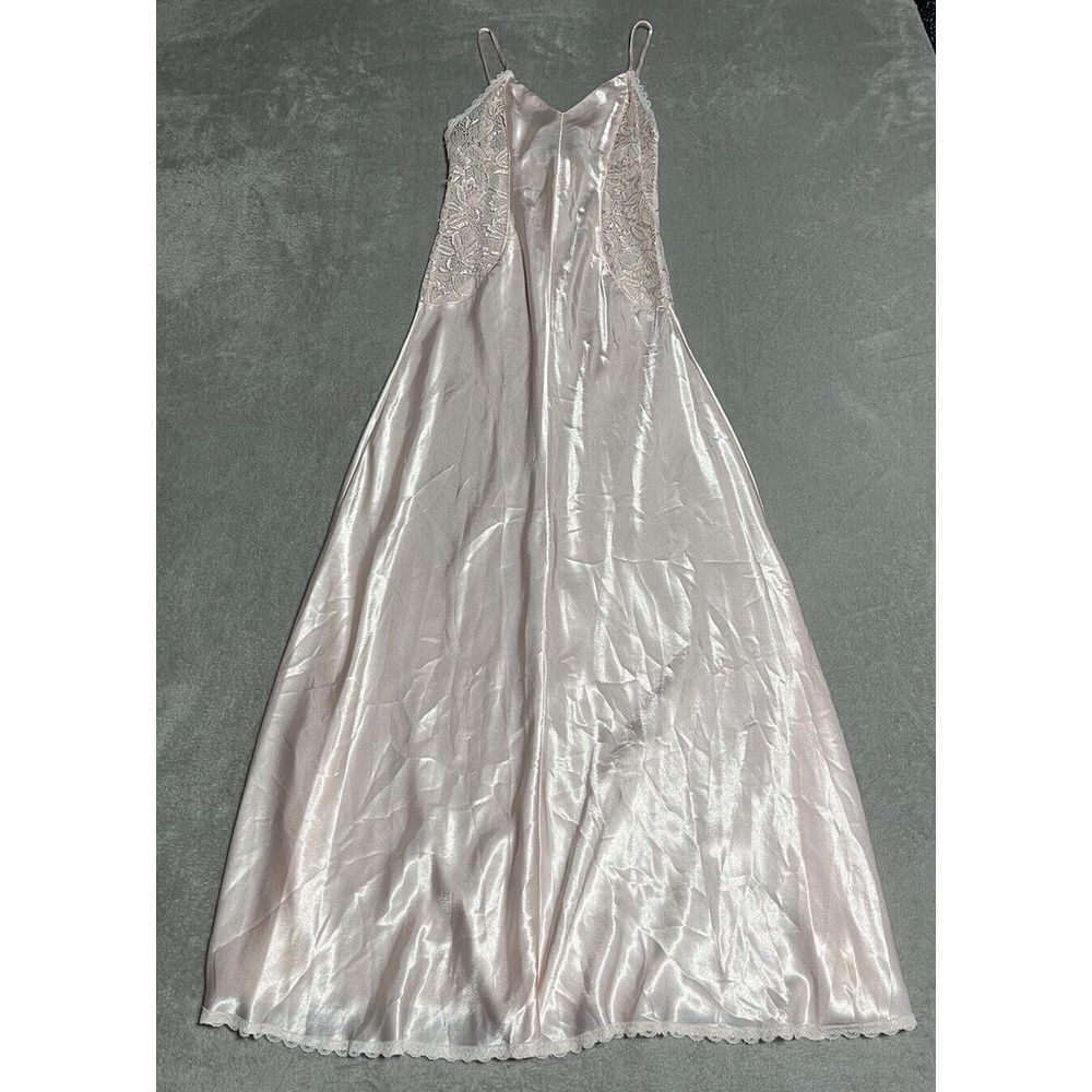Vintage Tender Moments by‎ Intime Nightgown Womens Medium Pink Maxi Elegant